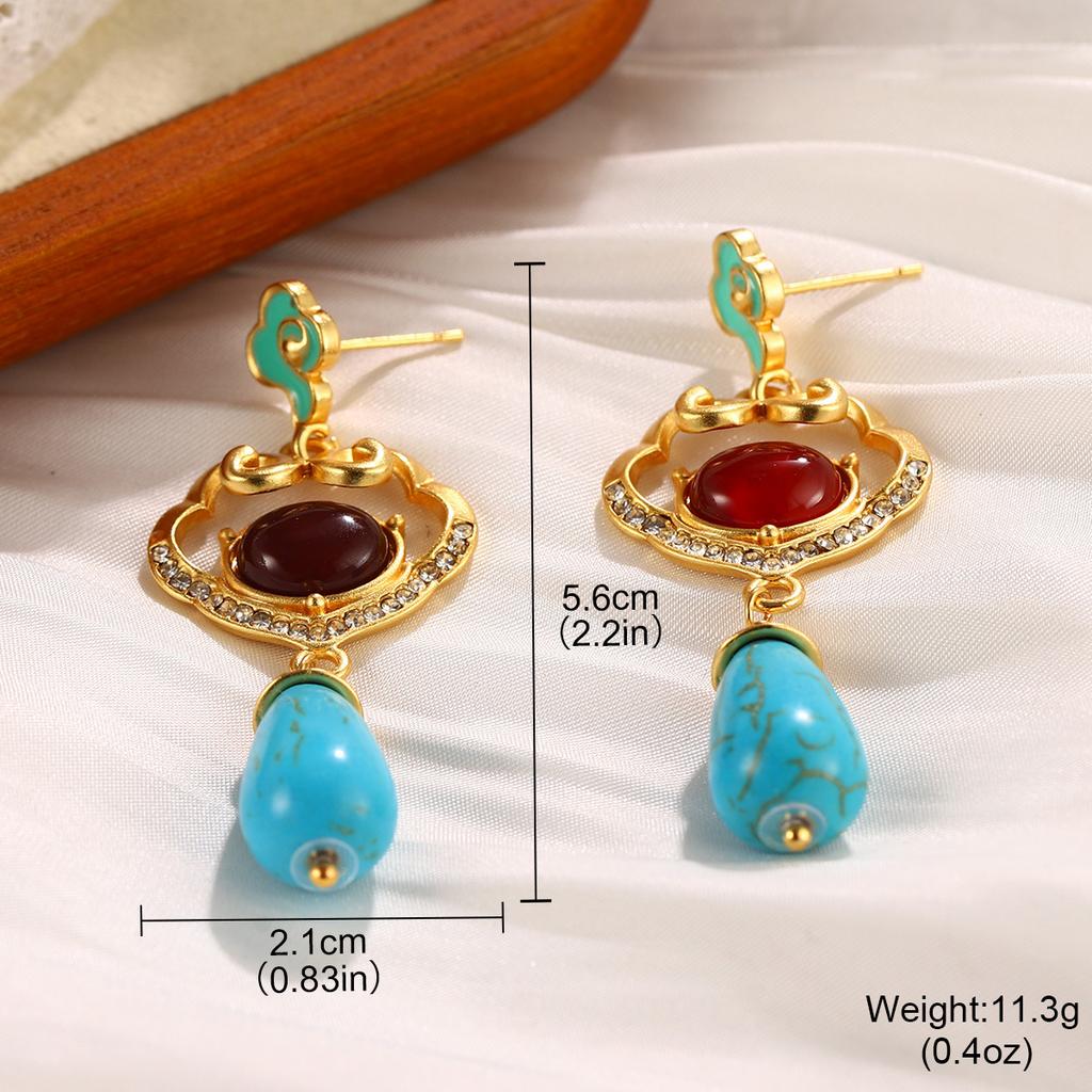Medieval vintage earrings 925 high-end new models