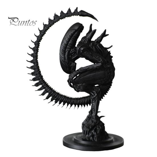 

Статуя инопланетянина, 3D-печатная фигурка существа ужасов из смолы, украшение, 6 дюймов, коллекционная скульптура инопланетянина, настольный декор, подарок для фаната научной фантастики чёрный