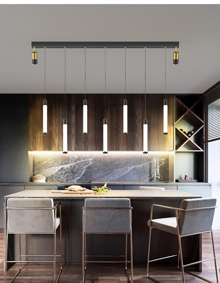 2025 Modern Restaurant Chandelier: Simple LED Spotlight Bar Light, Creative Dining Room Luxury Lighting