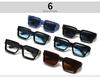 European & American Street Style Square Sunglasses for Men & Women - Z1165E