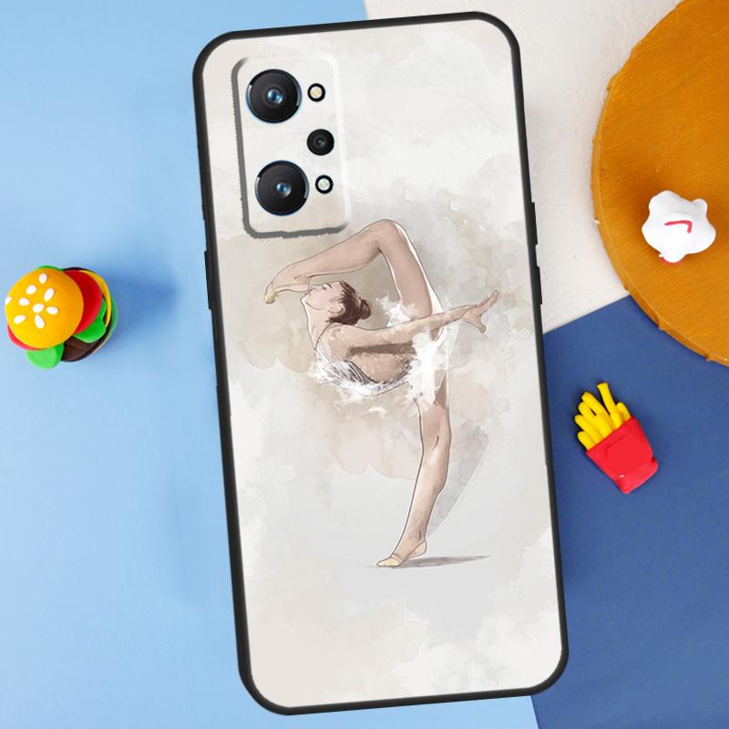 Love Gymnastics For Realme 14 13 12 10 11 Pro Plus GT 6 6T 5 GT7 Pro C55 C51 C21Y C25S C67 C75 C53 C61 Case