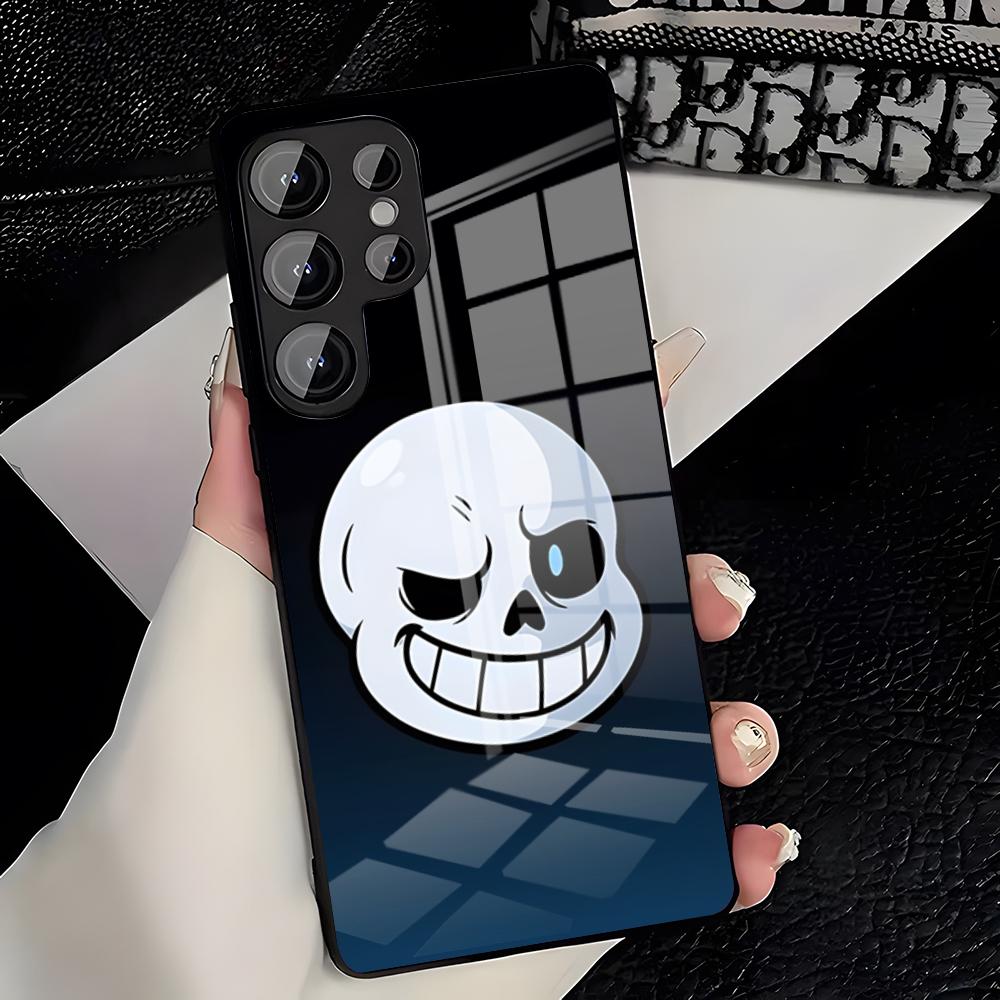 Sans Undertale Phone Case For Samsung A25 A13 A33 5G A54 A36 A35 A56 A52 A14 Shockproof Glass Cover