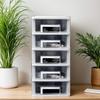 5-stöckige Desktop-Aufbewahrungsbox Schubladenstil Büro-Schreibtisch-Aufbewahrungsschrank Schreibwaren Transparente Box Stabile Aufbewahrungsbox für Verschiedenes