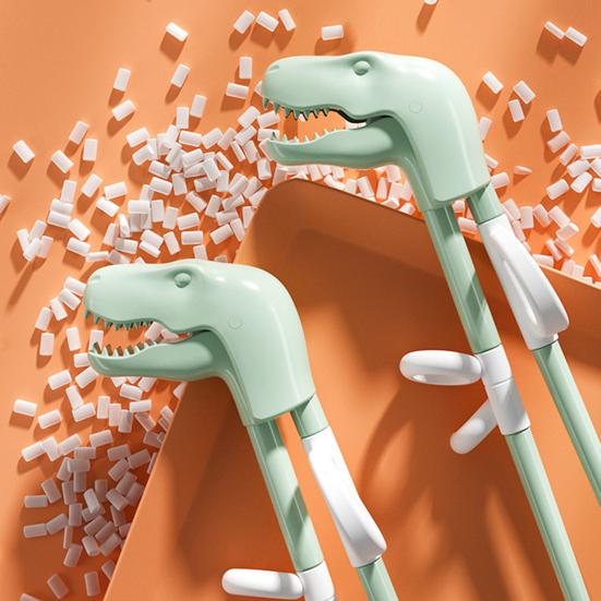 1 Set Baby Chopsticks Cute Interesting Portable Dinosaur Shape Children Training Chopsticks for Home