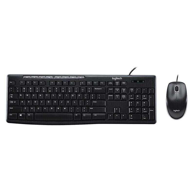 

Logitech MK200 Wired Keyboard and Mouse Combo