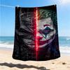 1pc Batman, Joker Outdoor Flannel Throw Blanket Soft, Lightweight & Warm for Sofa, Office