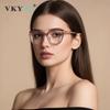 VICKY New Personalized Butterfly Design Simple Women's Reading Anti-Blue Light Glasses Customizable Prescription 82007