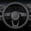 Universal Nappa Leather Car Steering Wheel Cover Breathable Sweat Absorbing Perforated Comfortable Four Season Protective