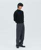 LEIRE Minimal Wool Mock Neck Knit [Black]