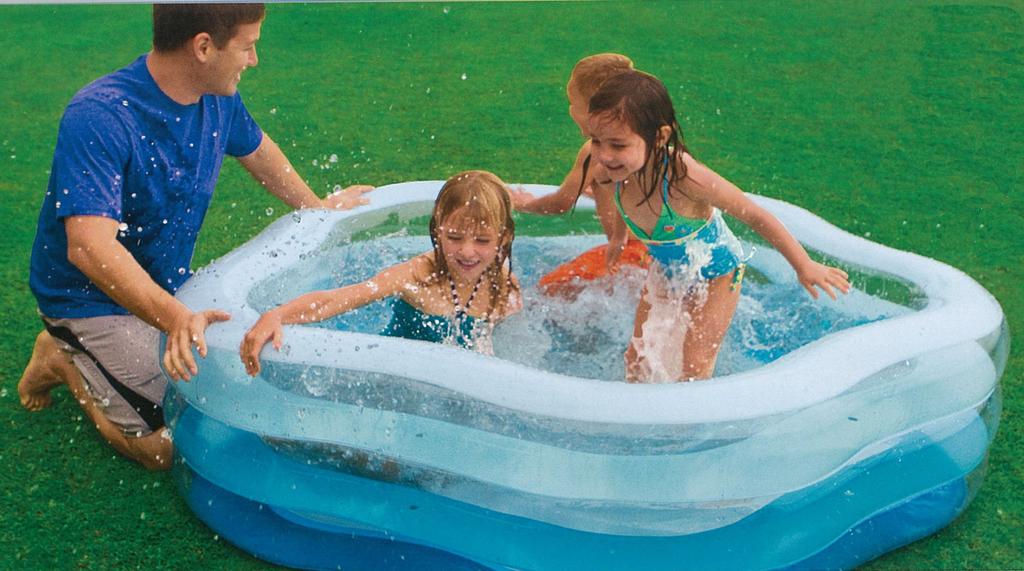 INTEX Summer Colors Pool, 185 x 180 x 53 cm, 56495 [Official Japanese Product] [Color cannot be specified]