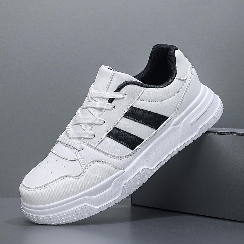 Übergröße 50 51 52 Herren Leder-Sneaker Lässige Sportschuhe Flache Skateboard-Schuhe Heißer Verkauf Für Dropshipping