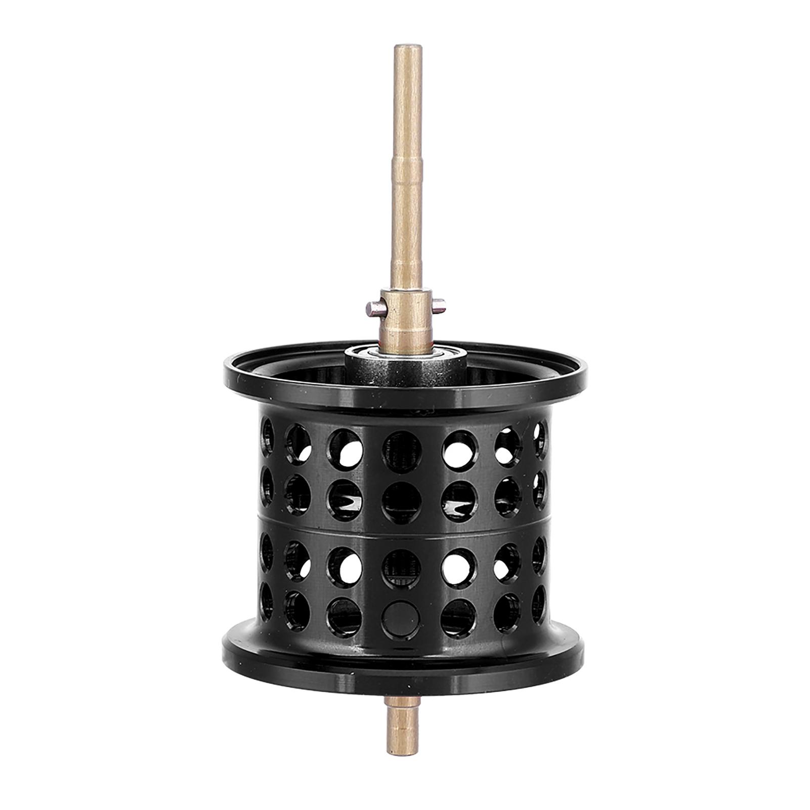 

Aluminum Fishing Round Bearing Reel Spool for PMAX3BMAX3SMAX3 Casting Reels (black)