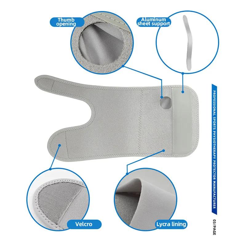 The New Tendon Sheath Wrist Guard Fixed Strap Breathable Adjustable Anti-Sprain Fixed Sleeve Steel Plate Wrist Guard