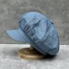 Suitable For Round Face Big Top Cloud Octagonal Hat Women'S Single Layer Breathable Thin Denim Duck Tongue Beret