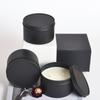 Black Tinplate Scented Candle, Scented Soy Wax Glass Cup Ornament, Holiday Gift Scented Candle