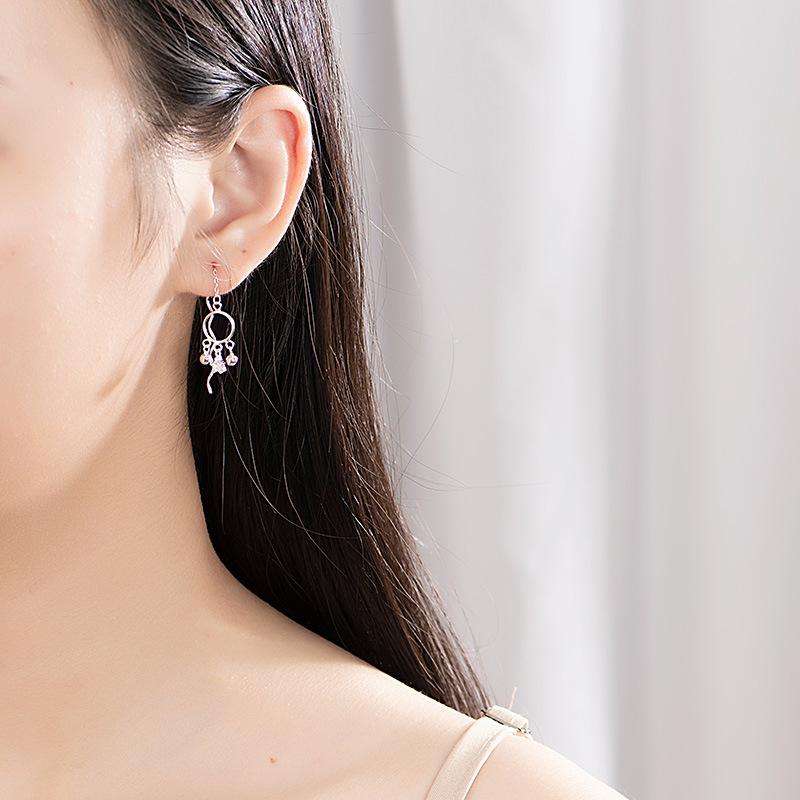 Star Tassel Earlines Dreamy Wave Temperament Earrings Japanese and Korean Cute Girl