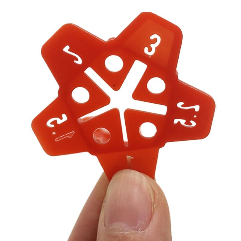 50Pcs 5In1 Wedge Ceramic Leveling System Professional Tile Spacers Clips Floor Wall Gap Leveling System Construction Tools