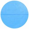 Runde Pool-Abdeckung PE Blau 488 cm