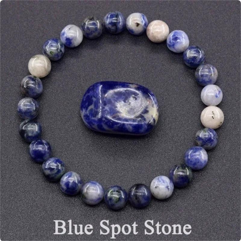 Amethyst Sunstone Lapis Lazuli Tiger Eye Handmade Agate Crystal Green Dongling Bracelet