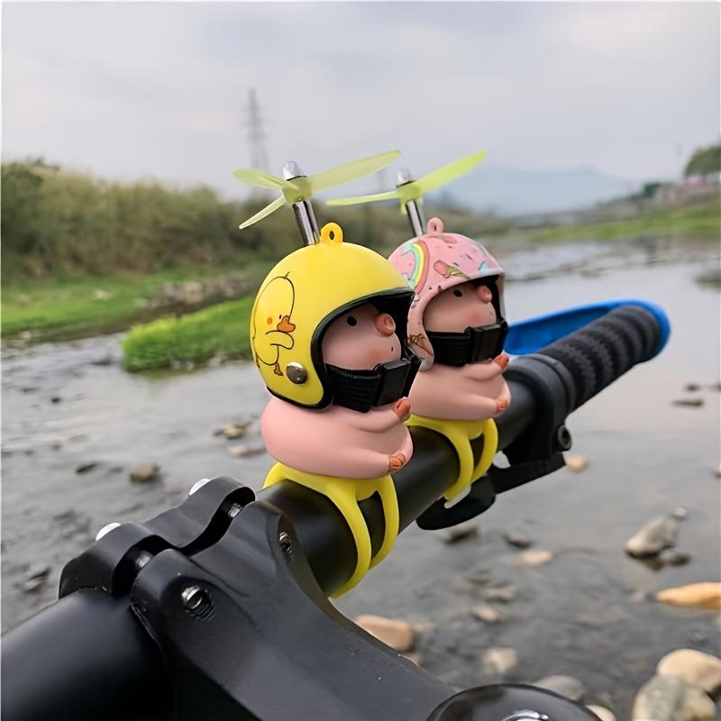 Adorable Pig and Unicorn Motorcycle Decor - Suitable for Bicycle and Mountain Bike Handlebar Hanging, Creative Number 8 Pool Design, Top Choice for Fr