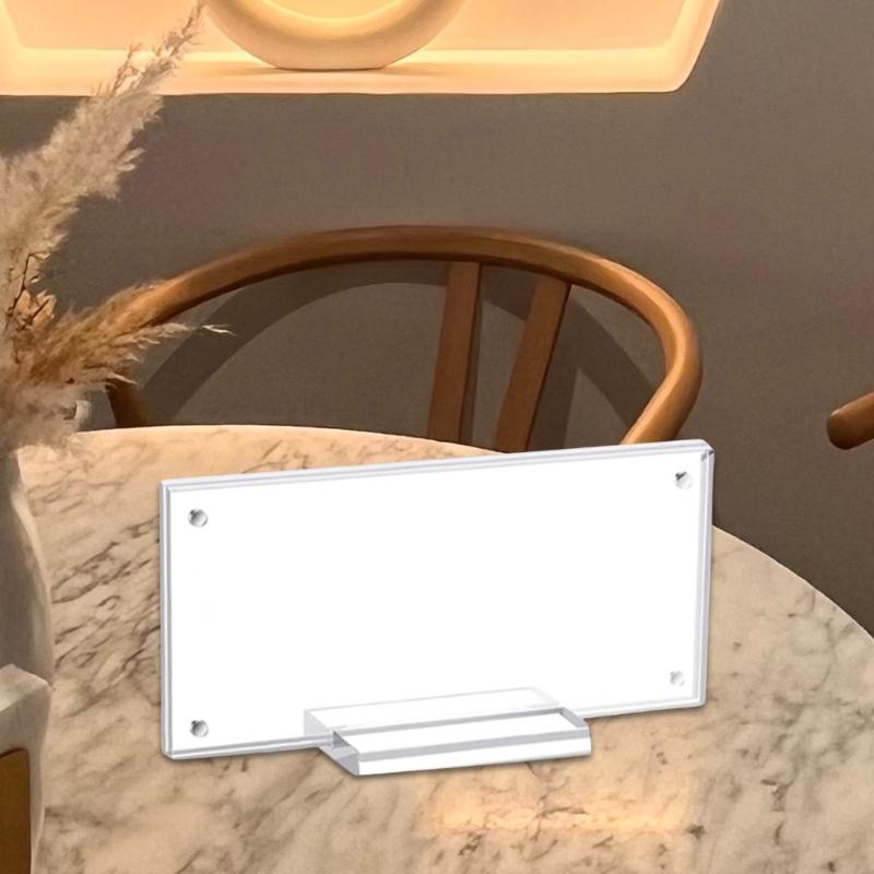 Clear Acrylics Bill Holder, Paper Money Protector Clear Acrylic Display Case for Display Currency Dollar Bill Ticket