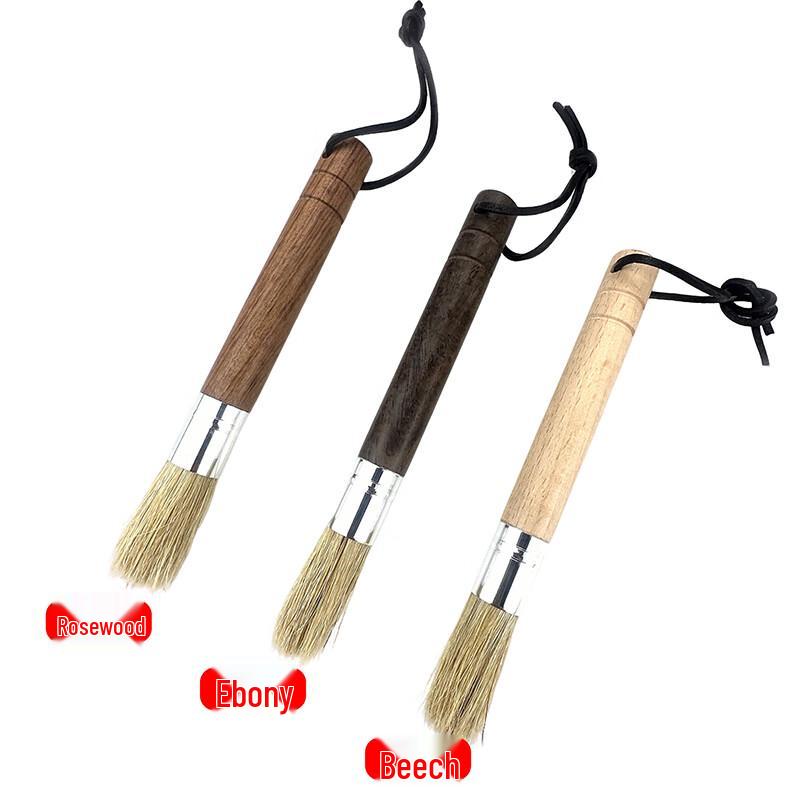 Wooden Handle Coffee Machine Cleaning Brush