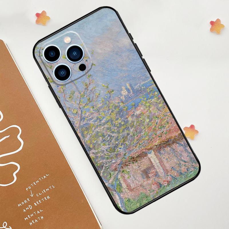 Claude Monet Cool Case For Apple iPhone 12 13 Mini 11 14 15 16 Pro Max Plus X XR XS Max Coque