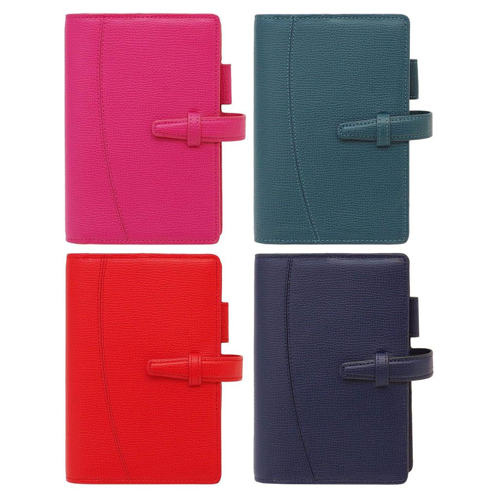 Franklin Planner Crumb Cloth Binder 64410, Pocket Size, 15mm, Passion Pink