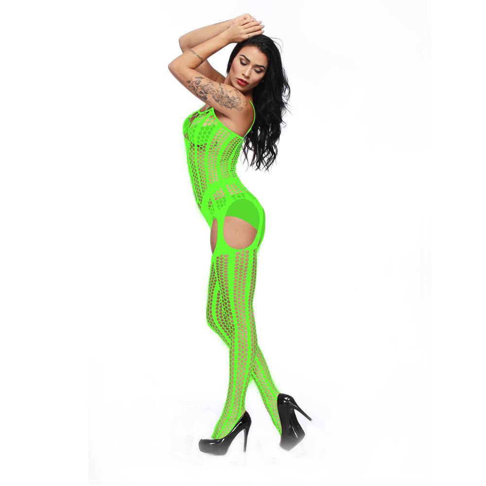New women's jacquard one-piece netsuit, suspenders, pantyhose, hollow shoulder straps w