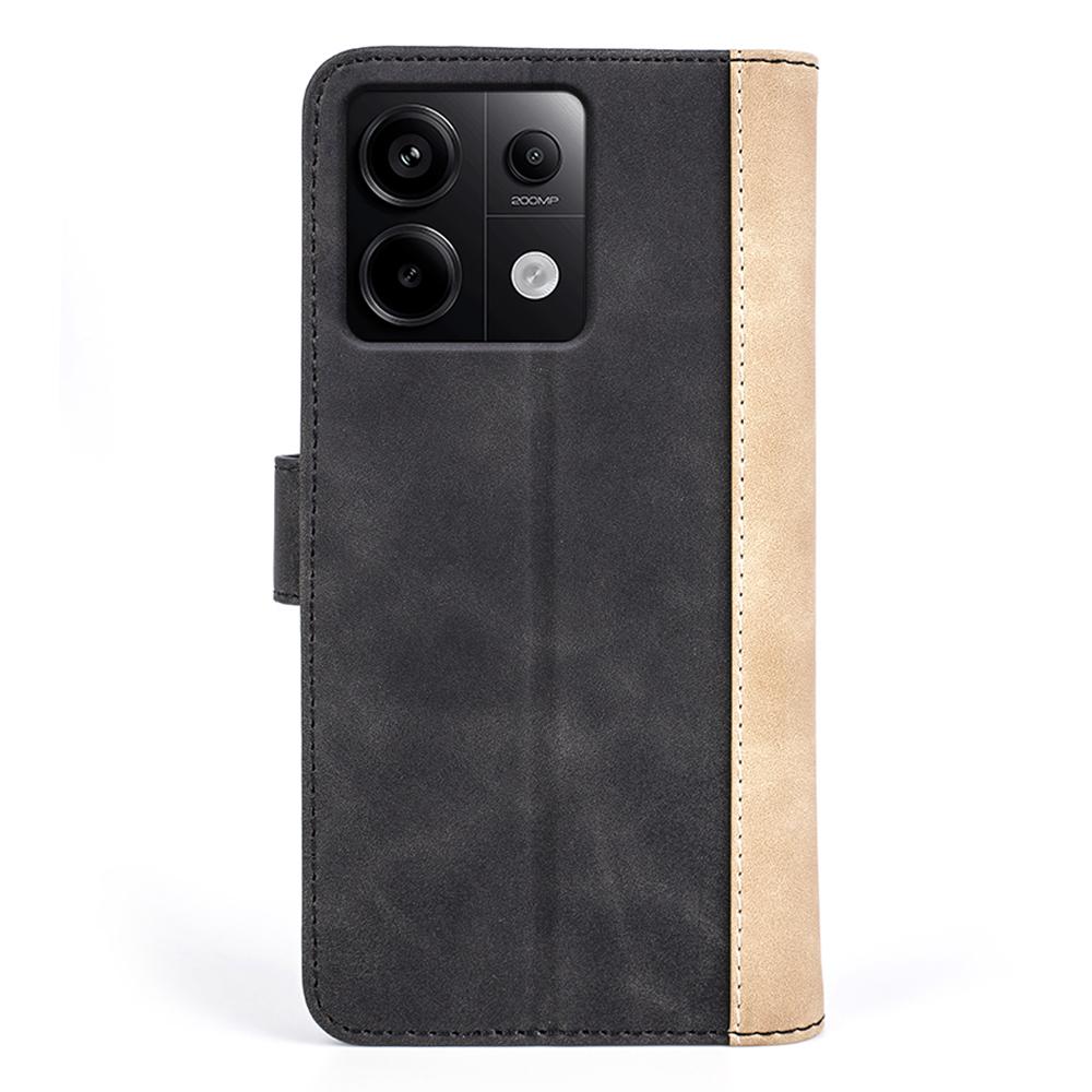 For Xiaomi Redmi Note 13 Pro 5G/Poco X6 5G Case Fully Wrapped PU Leather Wallet Phone Cover