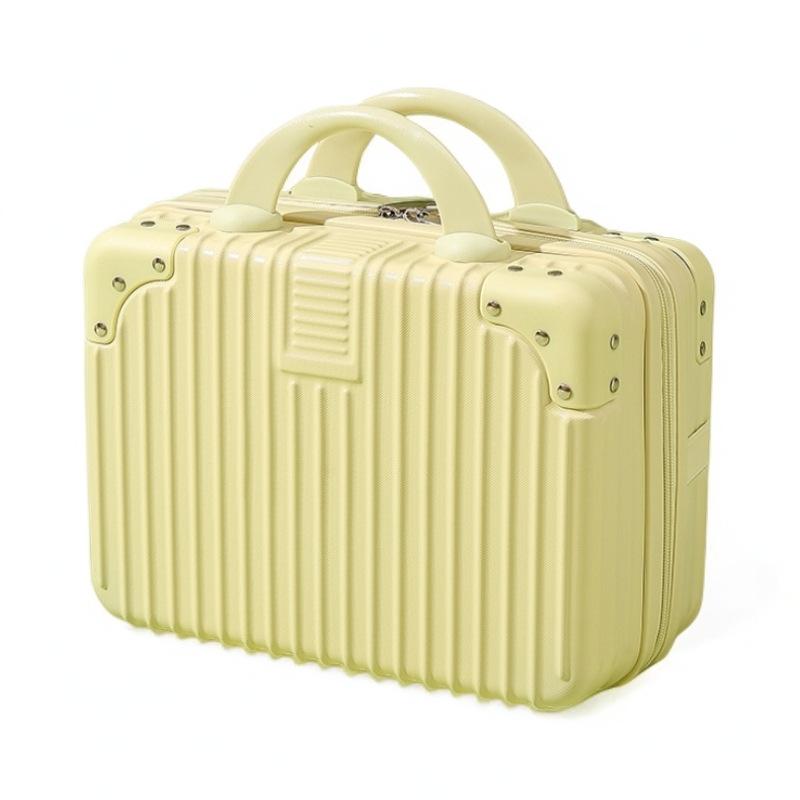 Customized 14-Inch Mini Makeup Case with Combination Lock – Portable Travel Handbag