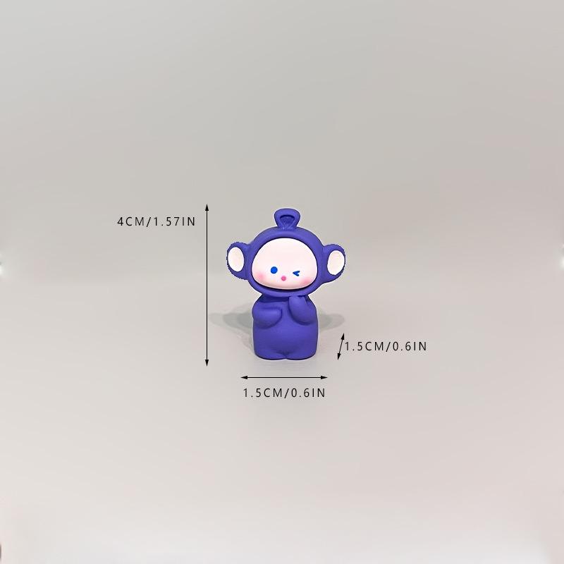 Micro Landscape Mini Car Desktop Ornament фиолетовый