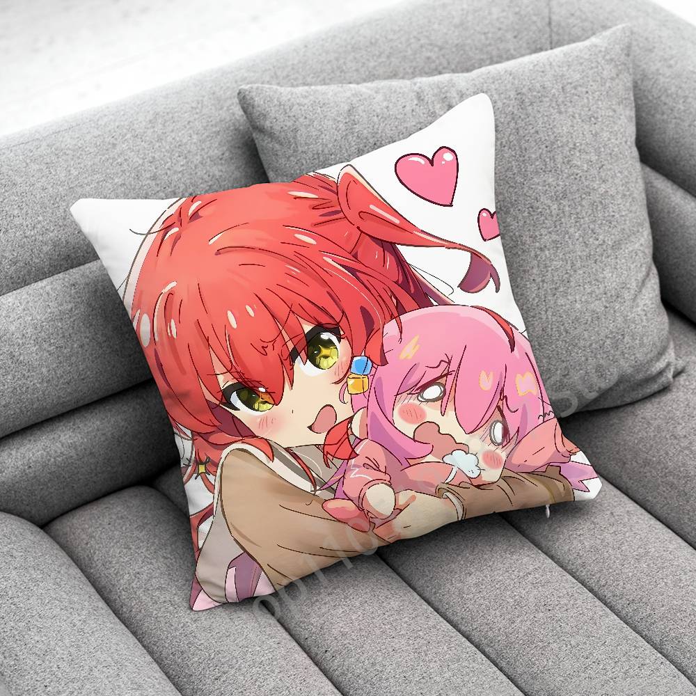 B-Bocchi the Rock Ryo Yamada Ikuyo Kita Hitori Goto Throw Pillow Case For 45x45cm 40x40cm 50x50cm Square Car Pillowcase Shell