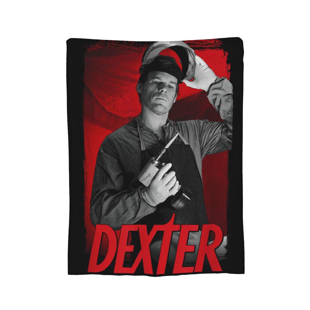 Dexter Morgan Tv Show Blankets Fuzzy Throw Blanket Summer Air Conditioning Portable Soft Warm Bedspreads,
