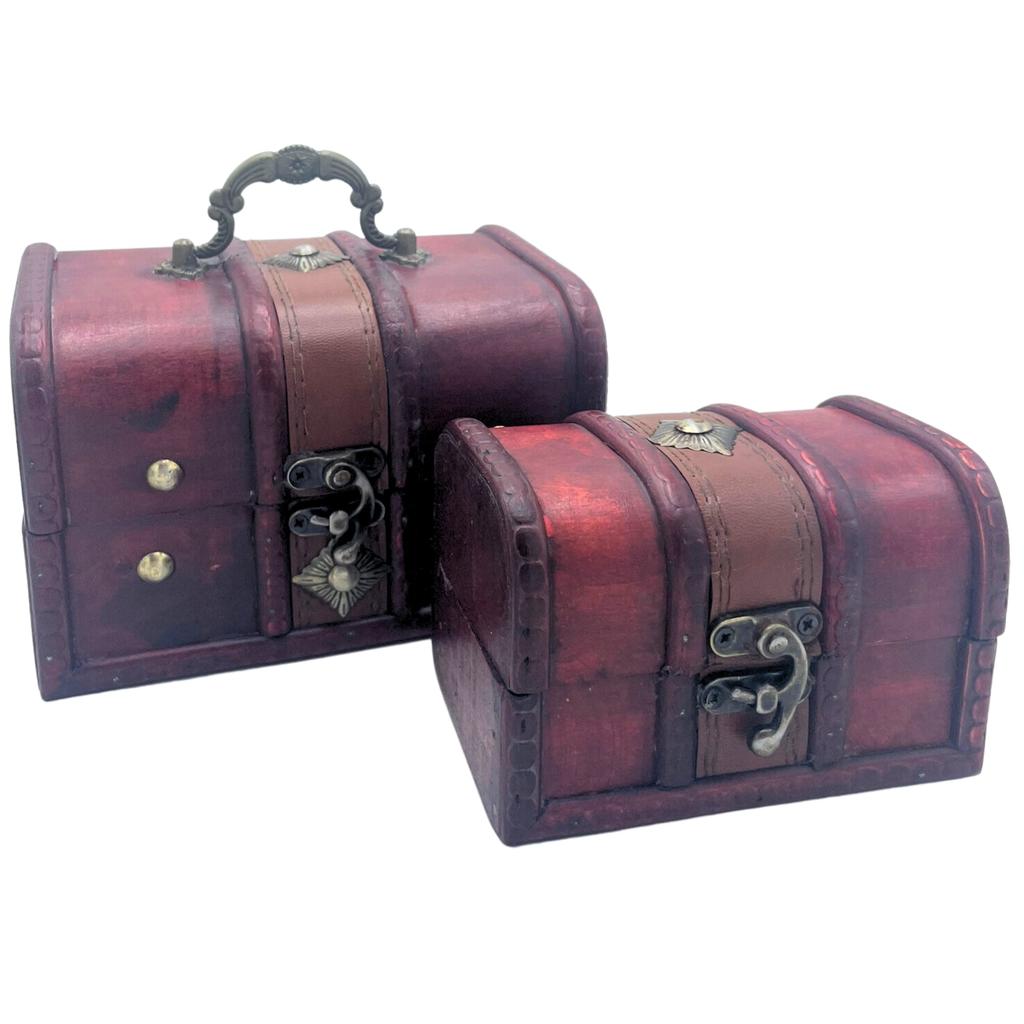 Treasure Chests Set of 2 Natural