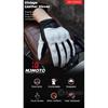 Sommer atmungsaktive Perforation Motorradhandschuhe Retro Leder Vollfinger-Touchscreen-Handschuhe integrierter EVA-Schalenschutz