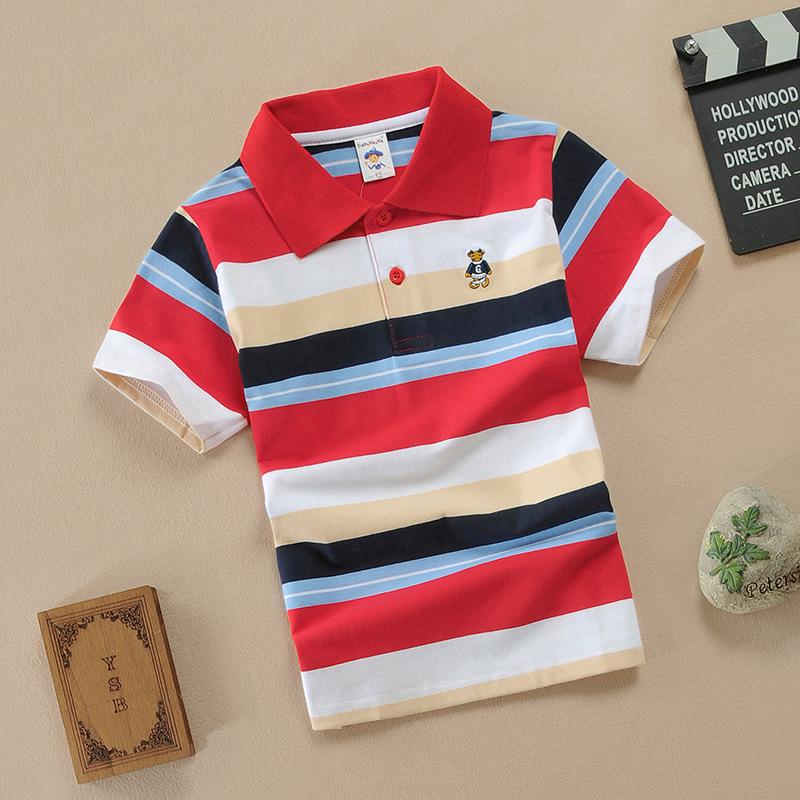 Korean Style Polo Shirt: Short-Sleeved, Pure Cotton, Unisex for Men, Women & Kids