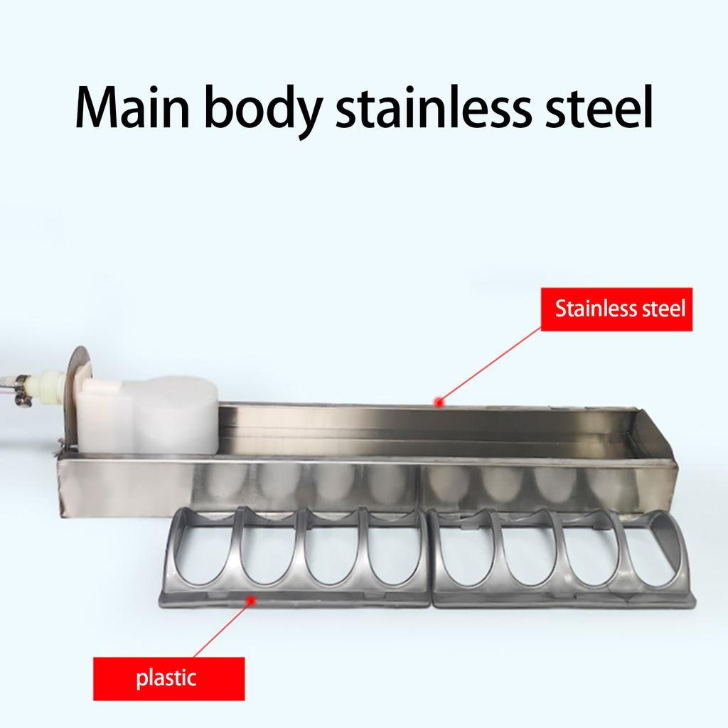 Rustproof Automatic Poultry Waterer Smooth Surfaces Easyly Maintenance Ideal For Backyard Chickens And Large Farms