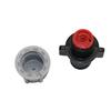 10 Pcs Gray Spray Nozzle With 4mm / 7mm Tee Apply Watering Sprayed On Plants Spray Radius 0.6-0.9m High Quality Sprayer Nozzle