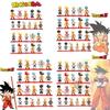 Dragon Ball Son Goku Figure Model Toy 7-7.5cm Plastic Collectible