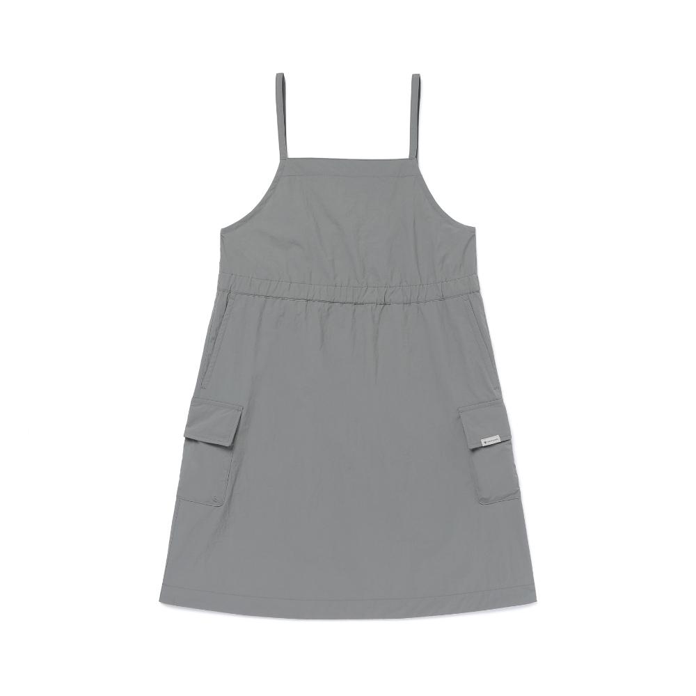 [Snowpeak] Kids Taslan Sleeveless Dress Gray Mint (S26MKLOP85)