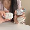 Ins Korean Floral Earphone Case Protective Case Is Suitable for AirPods1/1 Three or Four Generations Pro1 1st Generation All-inclusive Case 1st Genera