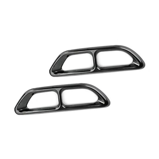 

Для Honda Accord 10-го поколения, внешний задний глушитель, наконечник, конец трубы, декоративная крышка, наклейка, 2018, автомобильные аксессуары чёрный