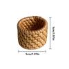 Napkin Holder for Elegant Table Decoration and Event Woven Rattan Napkin Rings Dinner Table Accessories for Party