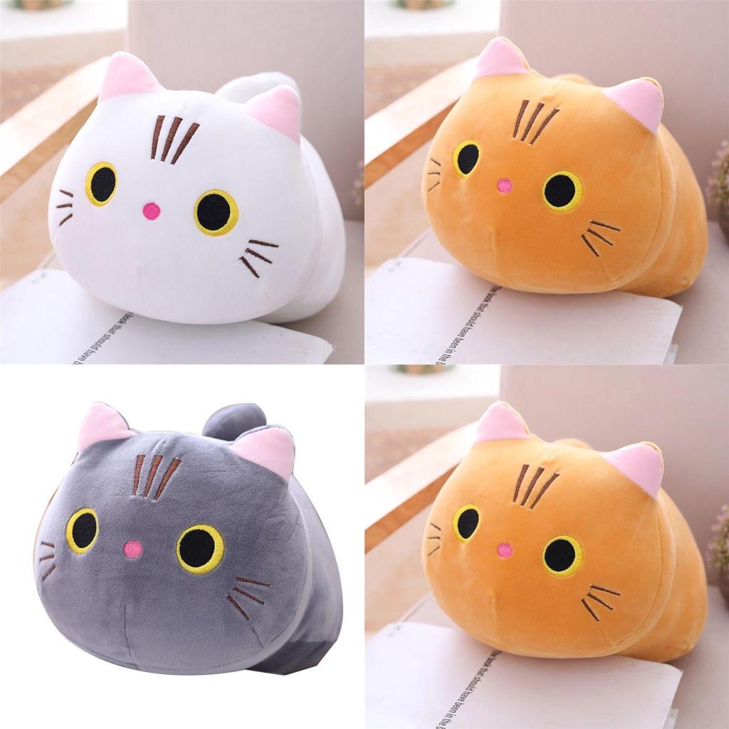 Delightful Cartoon Plush Toy Cat Pillow Soft Cushion For Comfortable Support