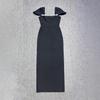 Elegant Rhinestone-Encrusted Bodycon Evening Dress