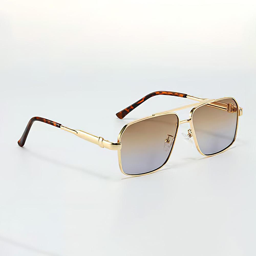 Latest in Oversized Square Sunglasses for Women Trendy Sunglasses with Metal Material Hinges PC Lenses Metal Material Frames Eyeglasses Women