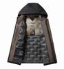 Winter 2025 Men's Windproof 3D Cotton Jacket: Thickened, Warm, Cold-Resistant, with Detachable Hood