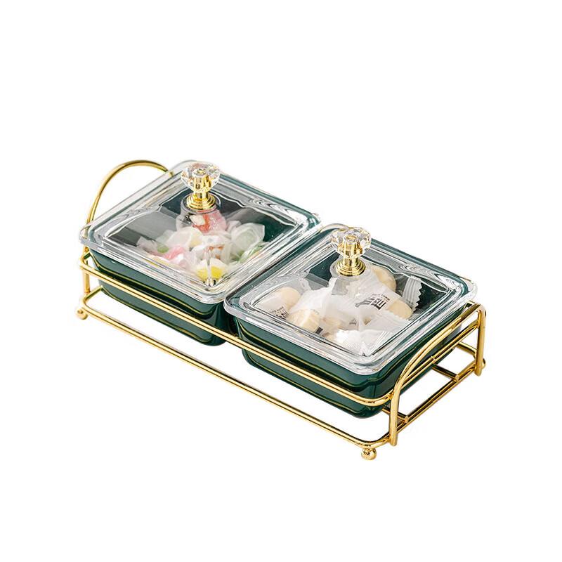 Light Luxury Ceramic Divided Serving Dish