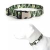 Camouflage Dog Collar Adjustable Half Metal Buckle Pet Outdoor Walking